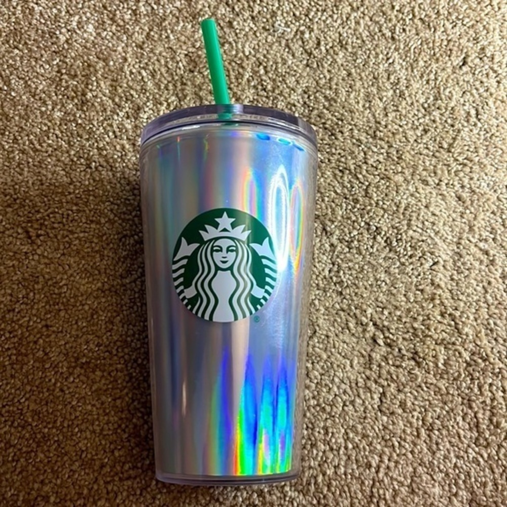 Starbucks Holographic 20 Oz Cold Cup Tumbler